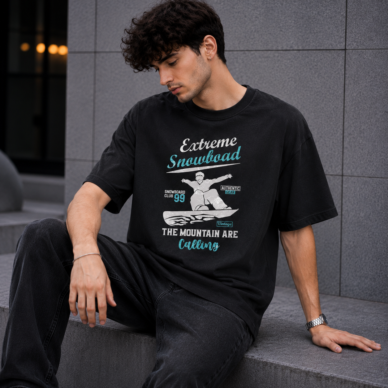 SNOW BOARD TEE