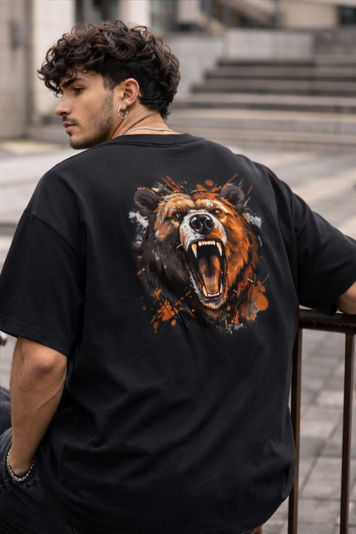 LESS DRAMA BEAR TEE
