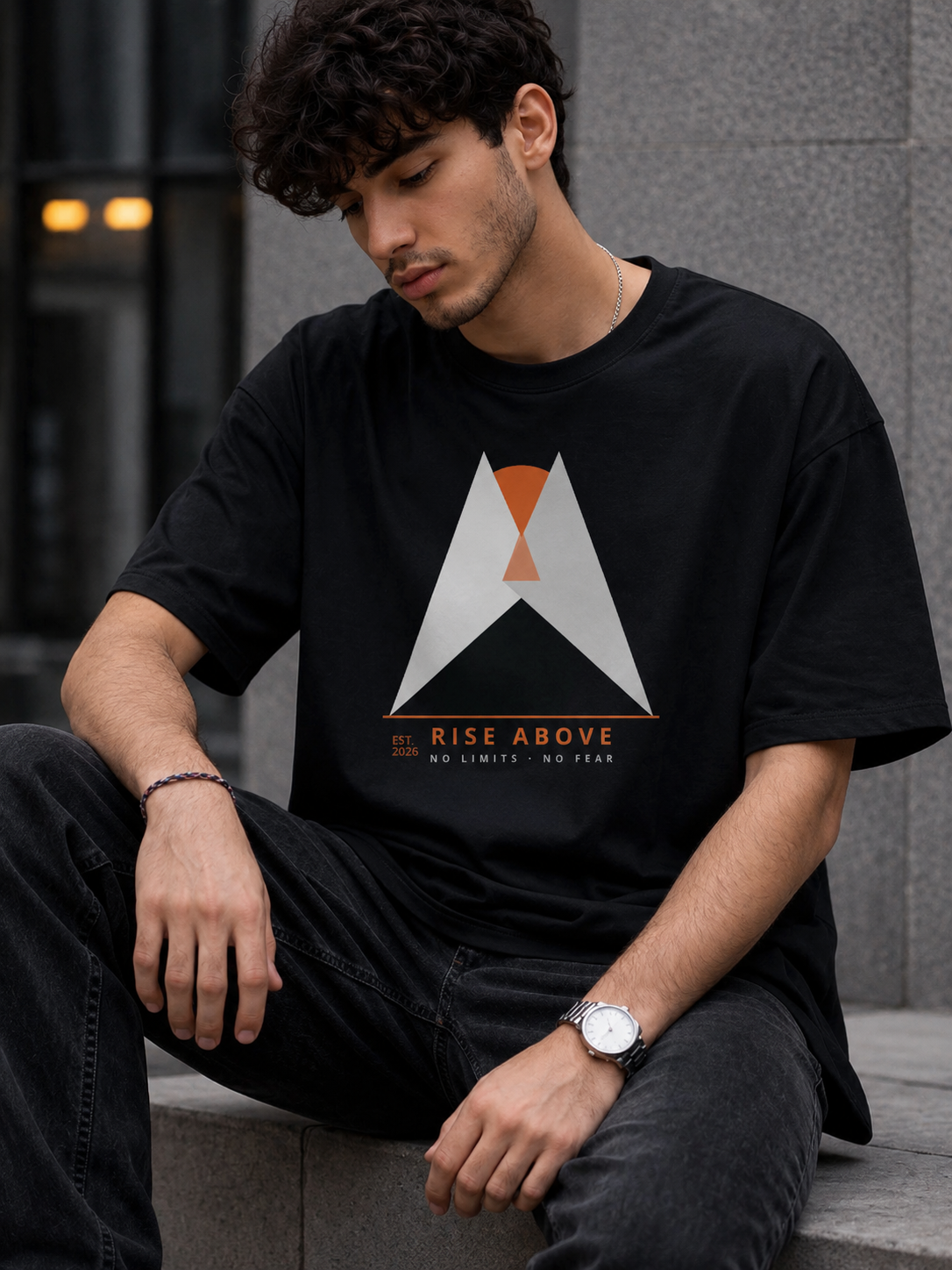RISE AND ABOVE TEE